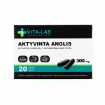VITA-LAB Aktyvinta anglis 300 mg, 20 kapsulių