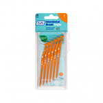 TEPE tarpdančių &scaron;epetėliai ANGLE, 0,45 mm, oranžinė spalva, 6 vnt.