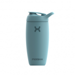 PROMIXX Gertuvė Stainless Steel Shaker Bottle - Ocean Calm Blue 550ml, 1 vnt.