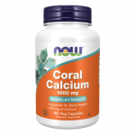 NOW Coral Calcium 1000mg, 100 kapsulių