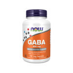 NOW GABA 500 mg, 100 kapsulių