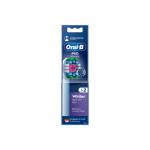 ORAL-B elektrinio dantų &scaron;epetėlio galvutės 3D WHITE PRO, 2 vnt.