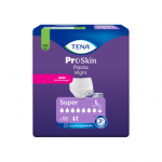TENA naktinės sauskelnės kelnaitės PANTS NIGHT SUPER, L dydis, 10 vnt.