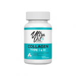 ULTRAVIT I ir III tipo kolagenas, 120 kapsulių