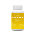 VITAMINAS D3 2000IU, nuo 12 m., 90 mink&scaron;tų kapsulių