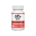 ULTRAVIT maisto papildas odai, plaukams ir nagams, 60 kapsulių