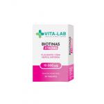 VITA-LAB BIOTINAS 10000 &micro;g STRONG, 30 tablečių