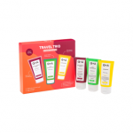 Q + A kūno priežiūros priemonių rinkinys TRAVEL TRIO, 3 x 50ml, 150 ml