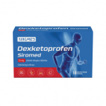 Dexketoprofen Siromed 25 mg, plėvele dengtos tabletės, N10