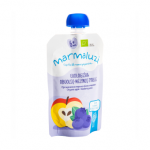 MARMALUZI ekologi&scaron;ka obuolių ir mėlynių tyrelė, nuo 6 mėn., LT-EKO-001, 90 g