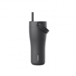 CARRY puodelis Black, 600 ml+&Scaron;iaudelio valymo &scaron;epetėlis