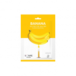 5C CURE lak&scaron;tinė veido kaukė su bananų ekstraktu, 1 vnt.