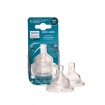 PHILIPS AVENT silikoninis žindukas ANTI-COLIC (1/338), lėta tėkmė (2), nuo 1 mėn., 2 vnt.