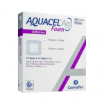 AQUACEL AG FOAM lipnus silikoninis tvarstis CONVATEC, 17,5 x 17,5 cm, 10 vnt.
