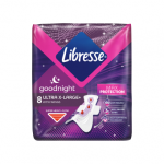 LIBRESSE paketai GOODNIGHT ULTRA X-LARGE, 8 vnt.