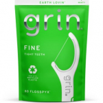 GRIN, FINE, tarpdančių siūlas / dantų krap&scaron;tukas, 60 vnt.