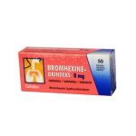 BROMHEXIN, 8 mg, Tabletės, N50