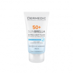 DERMEDIC fluidas riebiai ir mi&scaron;riai veido odai SUNBRELLA ULTRA-LIGHT, SPF 50+, 40 ml