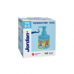 JORDAN vaiki&scaron;ka dantų pasta su dozatoriumi, 0-5 m., &scaron;velnaus bra&scaron;kių skonio, 150 ml