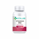 VITA-LAB Vitaminas B12 1000ug. Metilkobalaminas, 90 tablečių