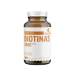 ECOSH bioaktyvus biotinas, 5000 &micro;g, 90 kapsulių
