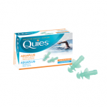 QUIES apsauginiai ausų ki&scaron;tukai plaukimui i&scaron; formuojamo silikono, 1 pora