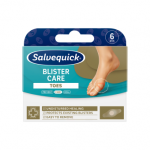 SALVEQUICK &bdquo;Blister Care&ldquo; pūslių priežiūros pleistrai kojų pir&scaron;tams, 6 vnt.