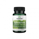 SWANSON brokolių ekstraktas (sulforafanas) 400 MCG, 60 kapsulių