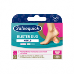 SALVEQUICK &bdquo;Blister Duo Heels&ldquo; pleistrų rinkinys kulnams, 6 vnt.