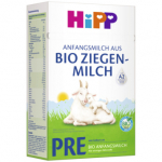 HIPP PRE ekologi&scaron;kas ožkų pieno mi&scaron;inys pradiniam kūdikių maitinimui (LT-EKO-001), nuo gimimo, 400 g