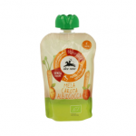 ALCE NERO ekologi&scaron;ka obuolių, morkų ir abrikosų tyrelė, nuo 6 mėn., LT-EKO-001, 100 g