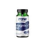 RAW POWDERS Bioaktyvus magnis su vitaminu B6 PLUS, 60 Kapsulės