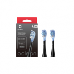 OCLEAN pakaitinės galvutės ULTRA CLEAN UC02 B02, juoda spalva, 2 vnt.