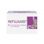 Refluxaid kramtomos tabletės, 24 kramtomosios tabletės