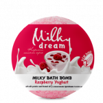 MILKY DREAM, Vonios burbulas Milky Avietės yoghurt, 100 g