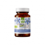 BIONATURALIS OMEGA-3 Ekologi&scaron;kas linų sėmenų aliejus LT-EKO-001, 90 kapsulių