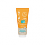 TOPICREM drėkinamasis apsauginis losjonas SPF50+, SUN PROTECT, 200 ml