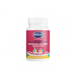 MILKAID JUNIOR kramtomos laktazės fermento tabletės su saldikliu, 60 kramtomosios tabletės