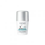 VICHY dėmių nepaliekantis rutulinis antiperspirantas moterims, 50 ml