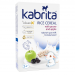 Kabrita&reg; ryžių ko&scaron;ė su slyvomis ir obuoliais, su ožkos pieno mi&scaron;iniu - kūdikiams nuo 5 mėn. 180g