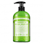 DR. BRONNER'S LEMONGRASS-LIME, ekologi&scaron;kas cukraus muilas su citrinžolės ir laimų eteriniais aliejais, 355 ml