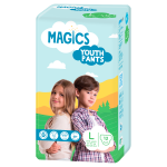 MAGICS PYJAMA PANTS, Sauskelnės kelnaitės, L 27-57kg, N12