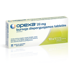 Opexa 20mg burnoje disperguojamos tabletės N10
