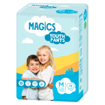 MAGICS PYJAMA PANTS, Sauskelnės kelnaitės, M 17-30 kg., N15