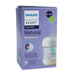 PHILIPS AVENT NATURAL RESPONSE, Buteliukas su papildomu AIRFREE vožtuvu, 125ml, SCY670/01