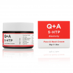 Q+A 5-HTP FACE & NECK CREAM, veido ir kaklo kremas, 50g
