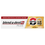 BLEND A DENT PLUS UNBEATABLE BITE NO FLAVOR, Fiksuojamasis dantų protezų kremas, 40g