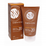 EARTH LINE Argan Sun Care SPF20 Kūno ir veido priežiūra, UVA, UVB, 100% mineraliniai filtrai 150ml