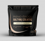 Vanilės skonio pieno i&scaron;rūgų baltymų izoliato milteliai su saldikliu, 1000 g