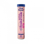 VITAL POWER, Aktyvus hialuronas su vitaminais C ir E, 20 &scaron;nyp&scaron;čiųjų tablečių